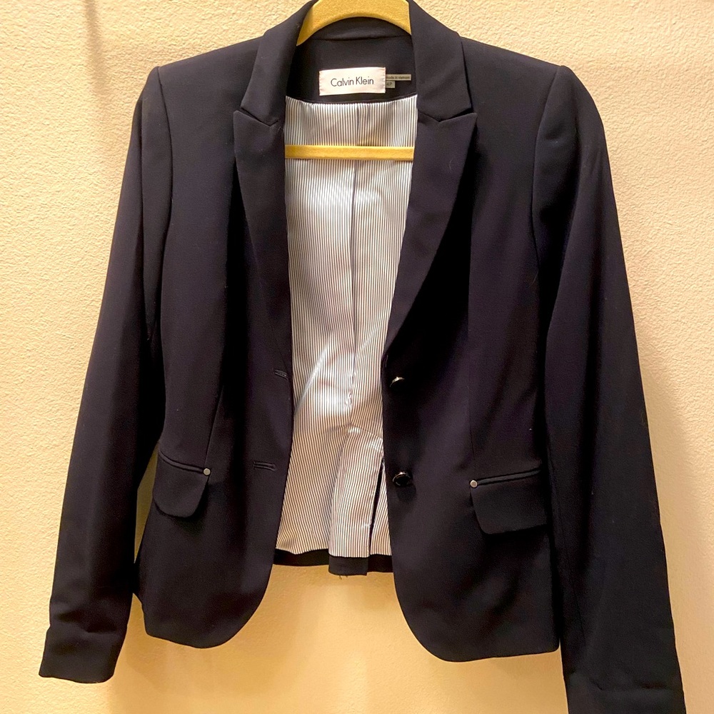 Calvin Klein Navy women’s suit jacket